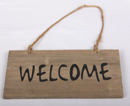 Afbeeldingen van Tekst bordje Welcome