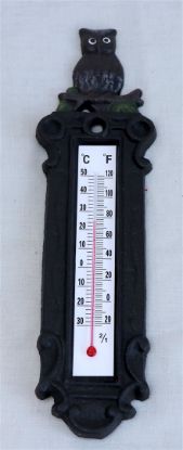 Afbeeldingen van Gietijzeren buiten thermometer