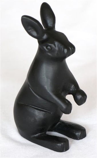 Afbeelding van Beeldje konijn zwart
