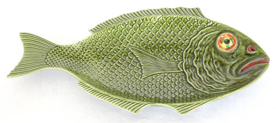 Afbeeldingen van Grote groene visschaal