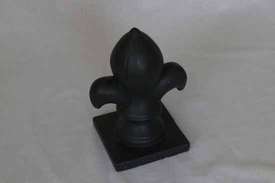 Afbeelding van Lelie ornament zwart